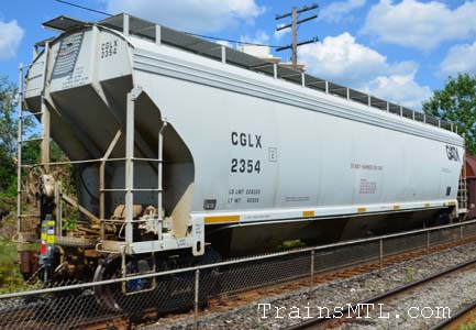 Car/wagon CGLX2354 right side / coté droit